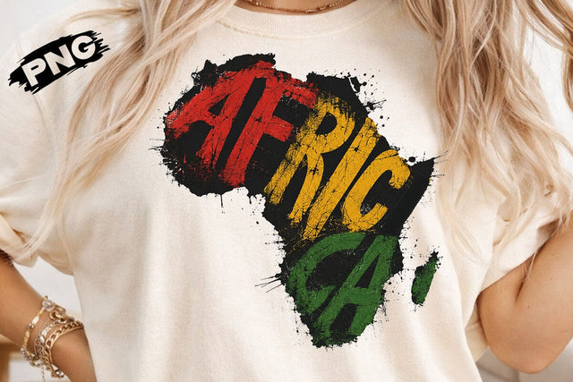 Africa Map Splash PNG Pan African Design SVG DesignDestine 