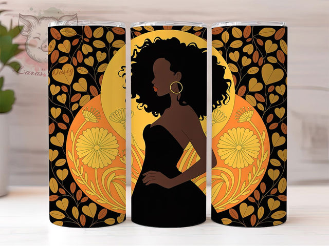 African American Cupid Valentine Tumbler, African American, Love Hearts, Sublimation Art, 20oz Tumbler, Romantic Theme, Festive Design Sublimation Lara' s Designs 