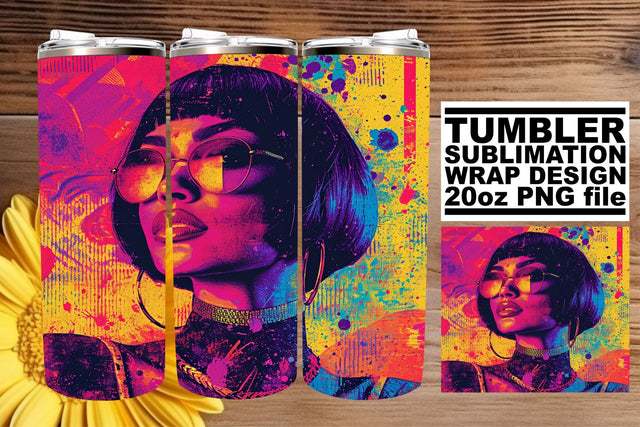 African American Empowerment Tumblers Sublimation afrosvg 