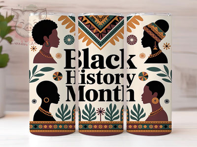 African Heritage Pride Tumbler, African Heritage Wrap, Cultural Pride Cup, 20oz Sublimation Wrap, Afrocentric Empowerment Tumbler, Strong Black Identity Cup, Traditional Heritage Design Wrap Sublimation Lara' s Designs 