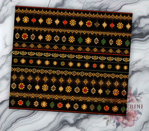 African Print Black Pride 20oz Tumbler, Black History Month, 20oz Tumbler Wrap, African Print, Sublimation Cup, Cultural Tumblers, Black Pride Gifts Sublimation Li Zamperini 