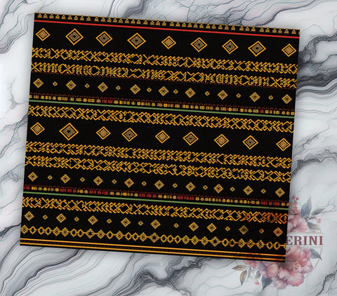 African Print Black Pride 20oz Tumbler, Black History Month, 20oz Tumbler Wrap, African Print, Sublimation Cup, Cultural Tumblers, Black Pride Gifts Sublimation Li Zamperini 