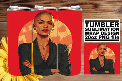 Afro American Beauty in Every Sip Sublimation afrosvg 