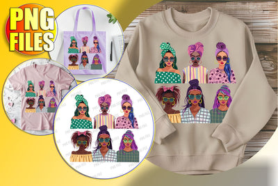 Afro Portrait Design for Sublimation Sublimation afrosvg 