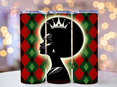 Afro Queen Black History Tumbler, Afro Queen Tumbler, Boss Lady 20oz Wrap, Sublimation Design, Stylish Gift Idea, Black Girl Wrap, Queen Princess Tumbler Sublimation SvggirlplusArt 