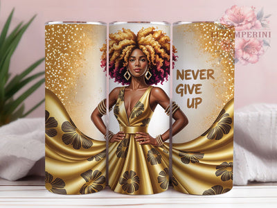 Afro Queen Empowerment Tumbler Wrap, Inspirational Quote, Empowerment Theme, Ethnic Style, Motivational Design, Tumbler Wrap, Sublimation Design Sublimation Li Zamperini 