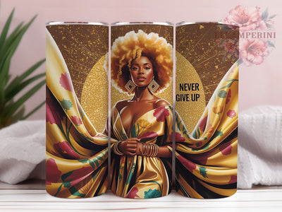 Afro Queen Empowerment Tumbler Wrap, Inspirational Quote, Empowerment Theme, Ethnic Style, Motivational Design, Tumbler Wrap, Sublimation Design Sublimation Li Zamperini 