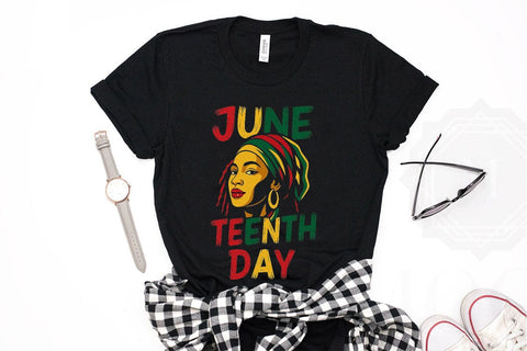 Afro Woman Juneteenth Day PNG Printable File Sublimation Creativedesigntee 