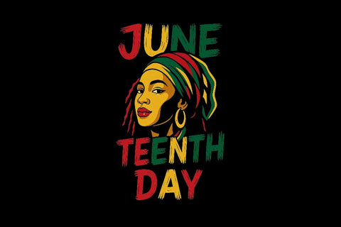 Afro Woman Juneteenth Day PNG Printable File Sublimation Creativedesigntee 