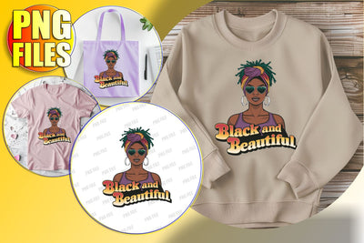 Afro Woman Portrait Quote Sublimation Sublimation afrosvg 