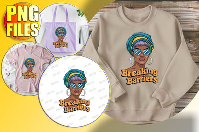 Afro Woman Quote Sublimation PNG Art Sublimation afrosvg 