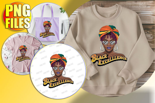 Afro Woman Quote Sublimation PNG Design Sublimation afrosvg 