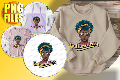 Afro Woman Quote Sublimation PNG Design Sublimation afrosvg 