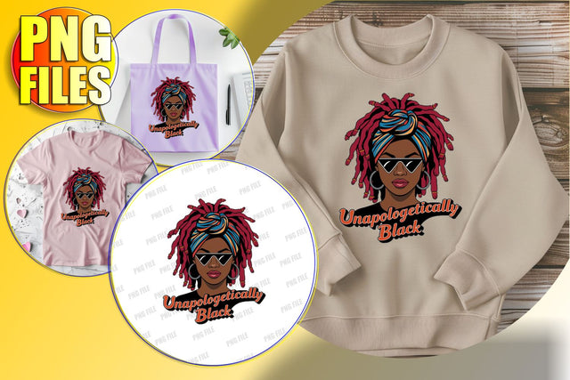 Afro Woman Sublimation with Quote PNG Sublimation afrosvg 