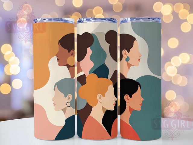 Afrocentric Black Girl Tumbler, Afrocentric Fashion Wrap, African American Pride Cup, 20oz Sublimation Wrap, Chic Black Girl Tumbler, Cultural Heritage Cup, Empowerment Stylish Wrap Sublimation SvggirlplusArt 