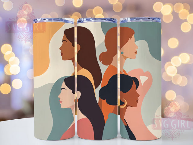 Afrocentric Black Girl Tumbler, Afrocentric Fashion Wrap, African American Pride Cup, 20oz Sublimation Wrap, Chic Black Girl Tumbler, Cultural Heritage Cup, Empowerment Stylish Wrap Sublimation SvggirlplusArt 