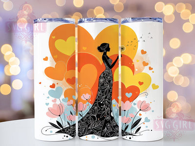 Afrocentric Black Love Tumbler, Hearts Love Wrap, Black Love Cup Design, 20oz Sublimation Wrap, Afrocentric Romance Tumbler, Cultural Pride Cup, Stylish Valentine Wrap Sublimation SvggirlplusArt 