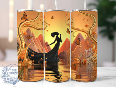 Afrocentric Black Woman Tumbler, African American Art Design, Melanin Beauty Pattern, 20Oz Sublimation Wrap, Afrocentric Woman Art, Empowered Black Woman Texture, Tumbler Sublimation Sublimation ToriDesigns 