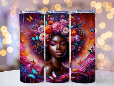 Afrocentric Music Graffiti Tumbler, Graffiti Design, 20Oz Sublimation, Urban Art Tumbler, Afrocentric Graffiti Wrap, Music Theme Printable, Street Art Tumbler Design Sublimation SvggirlplusArt 