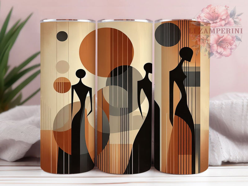 Afrocentric Queen Eminence Tumbler, Afrocentric Regal Theme, Seamless Tribal Wrap, Vibrant Cultural Design, Bold Heritage Motif, Empowered Feminine Print, Elegant Queen Style, Inspirational Afro Glow, 2 Sublimation Li Zamperini 