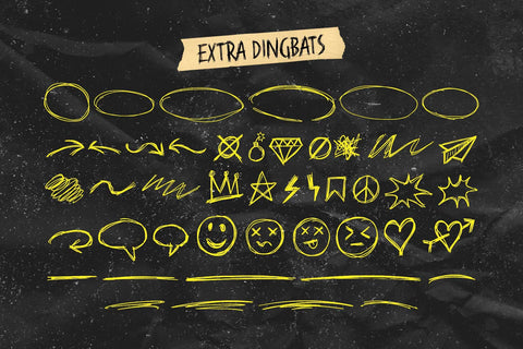 Against Madness – Scribble font Font Arterfak Project 