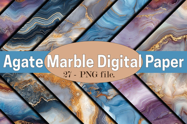 Agate Marble Digital Paper Digital Pattern SVGArt 