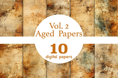 Aged Background Paper | Distressed Seamless Paper Digital Pattern GlamArtZhanna 