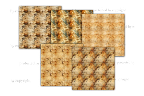 Aged Background Paper | Distressed Seamless Paper Digital Pattern GlamArtZhanna 