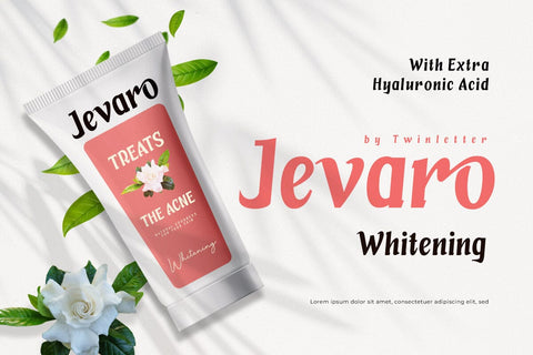 Aginare - Cosmetic Display Font Font twinletter 