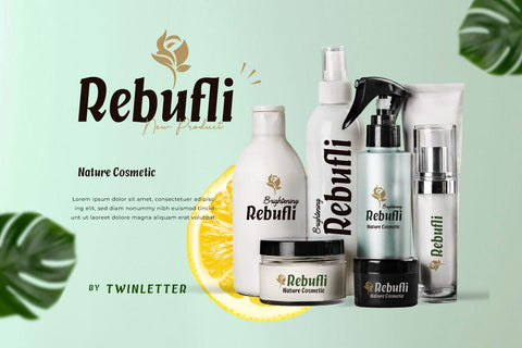 Aginare - Cosmetic Display Font Font twinletter 