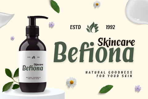 Aginare - Cosmetic Display Font Font twinletter 