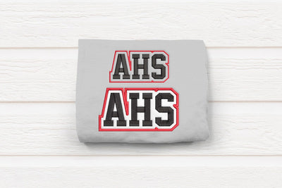 AHS High School Initials Embroidery Embroidery/Applique DESIGNS Risa Rocks It 