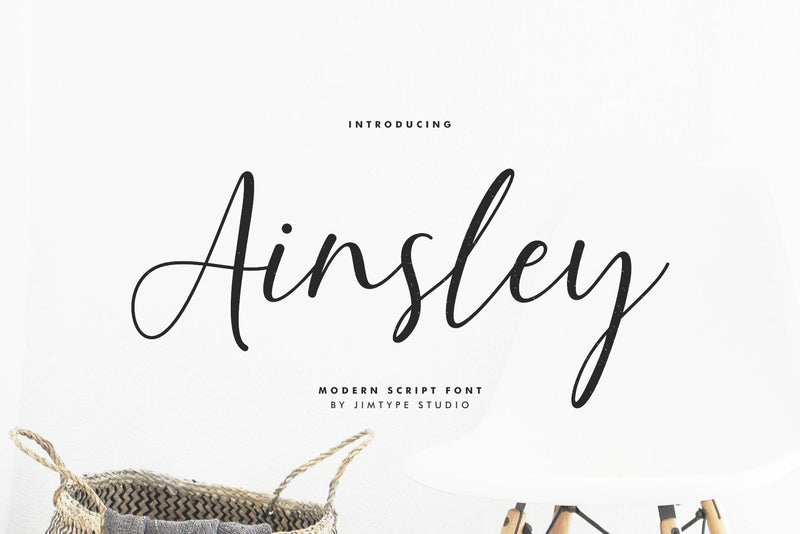 Ainsley Script Font Font Jimtype Studio 