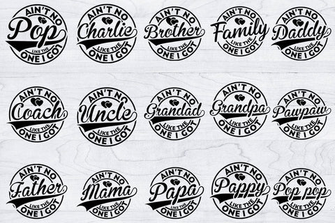 Ain't no Family Like The One I Got Bundle SVG Creativeart88 