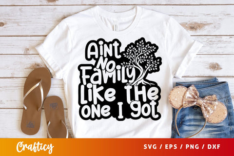 Aint No Family Like The One I Got SVG Design SVG Designangry 