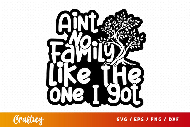 Aint No Family Like The One I Got SVG Design SVG Designangry 