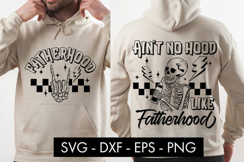 Ain't No Hood Like Fatherhood SVG Cut File PNG SVG Freeling Design House 