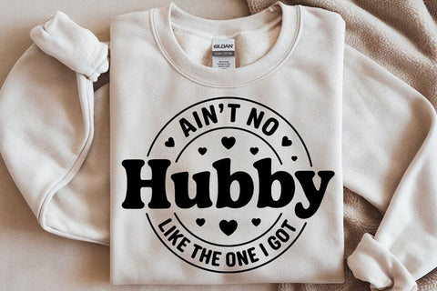 Ain't No Wifey Hubby Like The One I Got Svg, Wedding Anniversary Svg SVG DesignDestine 