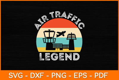 Air Traffic Controller Legend Retro Vintage Svg Design SVG artprintfile 
