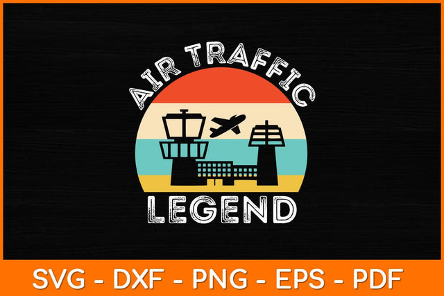 Air Traffic Controller Legend Retro Vintage Svg Design SVG artprintfile 