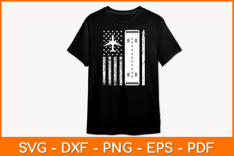 Air Traffic Controller USA Flag Svg Design SVG artprintfile 