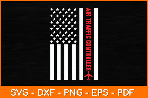 Air Traffic Controller Usa Flag Svg Design SVG artprintfile 