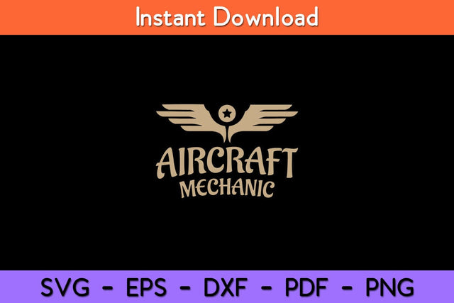 Aircraft Mechanic Aircraft Maintenance Aviation Mechanic Svg Design SVG artprintfile 