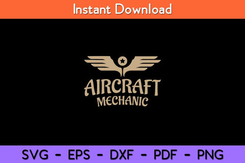 Aircraft Mechanic Aircraft Maintenance Aviation Mechanic Svg Design SVG artprintfile 