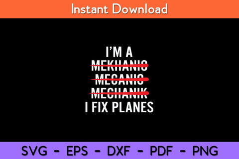 Aircraft Mechanic Art For Men Women Aircraft Maintenance Svg Design SVG artprintfile 