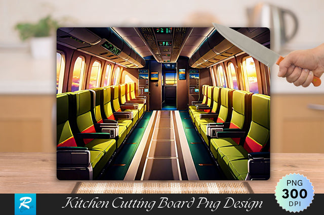 Airline Interior Cutting Board Sublimation Regulrcrative 