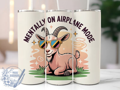 Airplane Mode Humor 20oz Tumbler, Humor Gift, Sublimation Wrap, Sarcastic Mug, 20oz Tumbler Design, Airplane Mode Quote, Everyday Humor Theme Sublimation ToriDesigns 