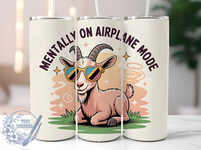 Airplane Mode Humor 20oz Tumbler, Humor Gift, Sublimation Wrap, Sarcastic Mug, 20oz Tumbler Design, Airplane Mode Quote, Everyday Humor Theme Sublimation ToriDesigns 