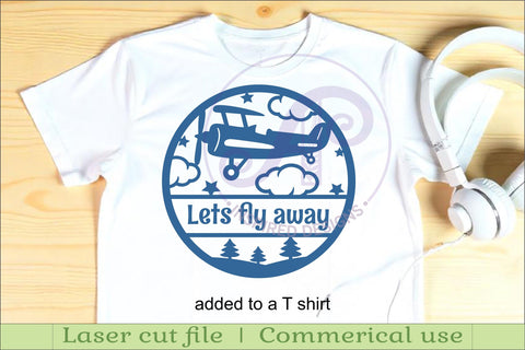 Airplane name wall art sign SVG APInspireddesigns 