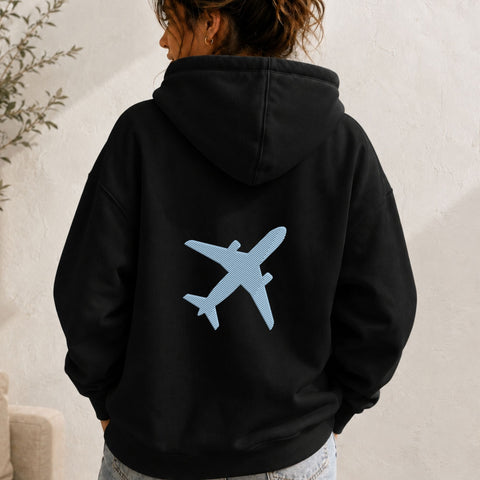 Airplane Silhouette Machine Embroidery Design – Travel Plane Embroidery File Embroidery/Applique DESIGNS PatternFeed8 